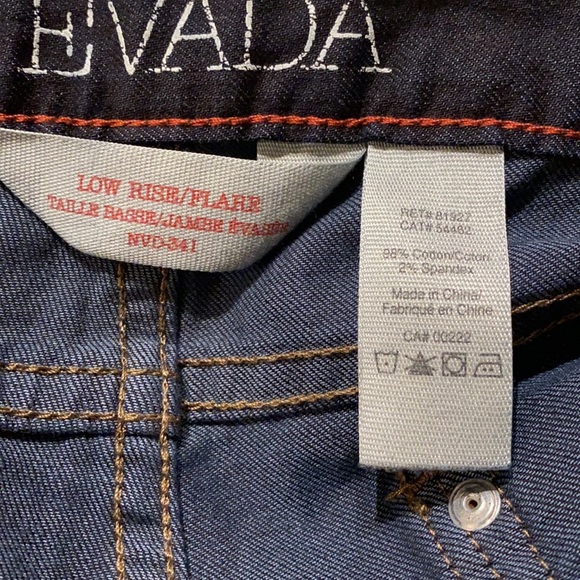 Nevada Low Rise Flare Classic Staple Basic Jeans - Picture 4 of 7
